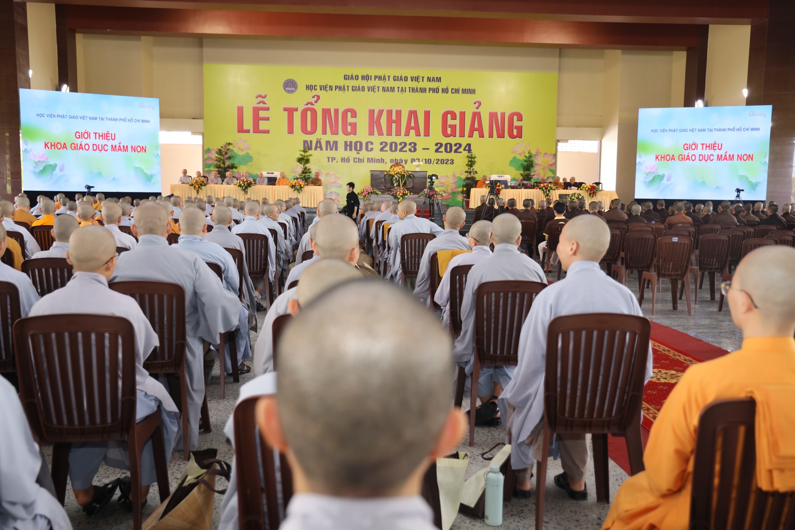 TPHCM: Học viện Phật giáo Việt Nam tổ chức lễ tổng khai giảng năm học 2023 - 2024 - z4759136418555_5c146414acb6d0651e14c19722968e24.jpg (648305 KB)