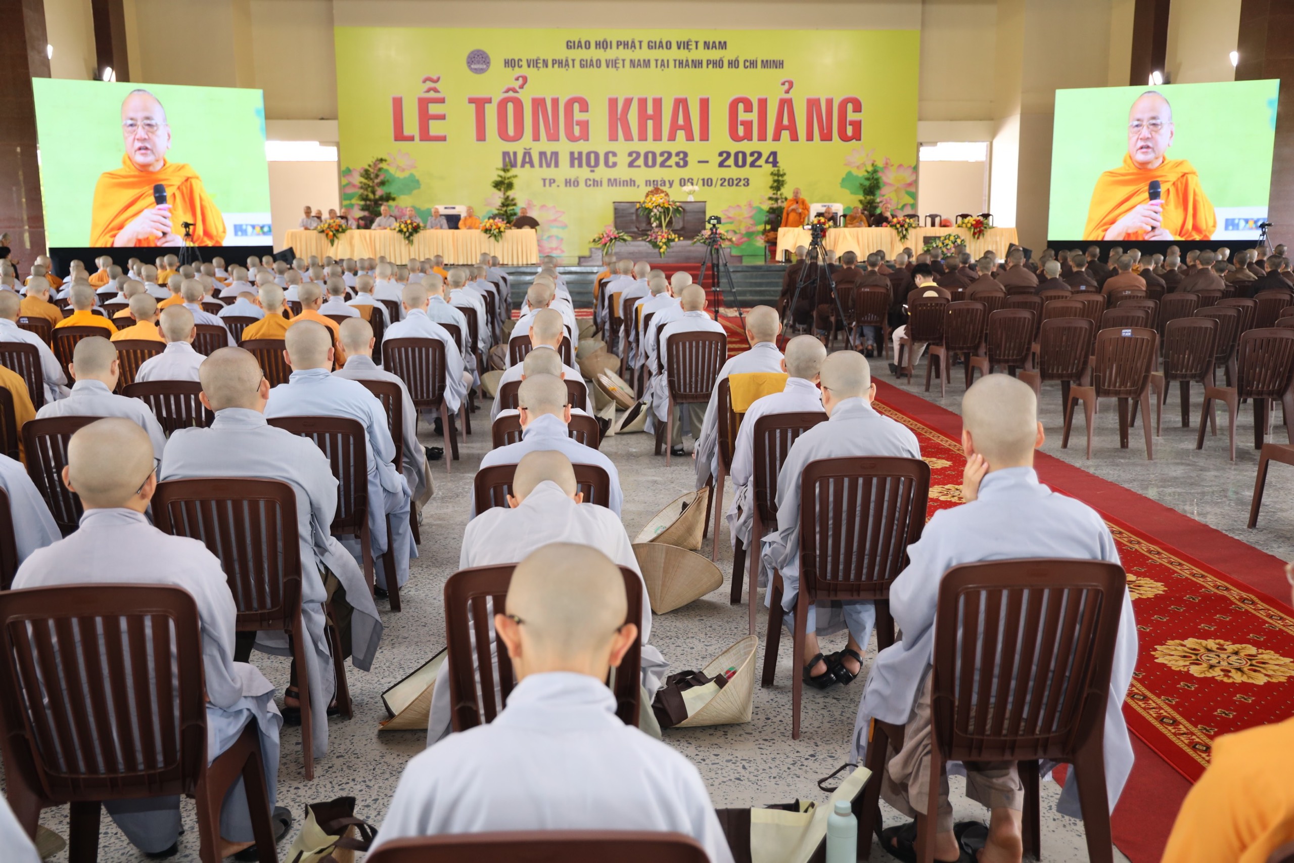 TPHCM: Học viện Phật giáo Việt Nam tổ chức lễ tổng khai giảng năm học 2023 - 2024 - z4759136425426_2ae47f677b53e3f10642924f71597f3b.jpg (790138 KB)